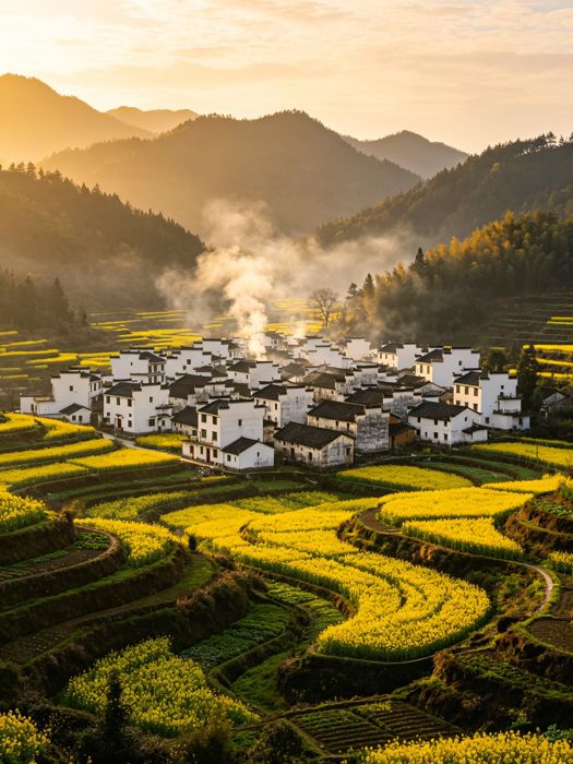 炊烟起处，是英山山乡的家